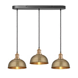 Brooklyn Dome 3 Wire Cluster Lights - 8 inch