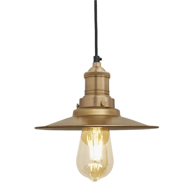 Brooklyn Flat Pendant Light - 8 Inch