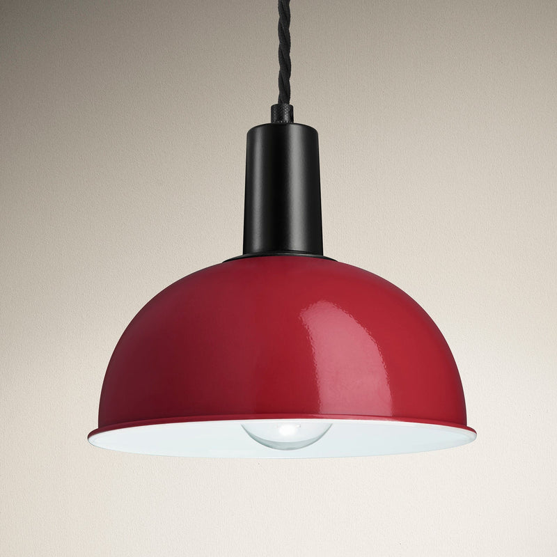 Sleek Dome Pendant Light - 8 Inch