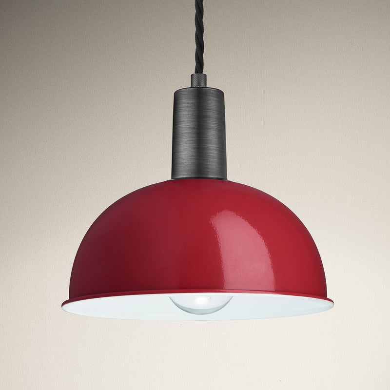 Sleek Dome Pendant Light - 8 Inch