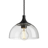Chelsea Glass Dome Pendant - 8 Inch