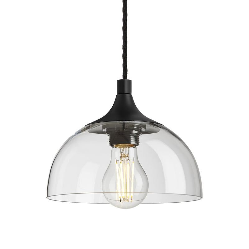 Chelsea Glass Dome Pendant - 8 Inch