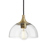 Chelsea Glass Dome Pendant - 8 Inch