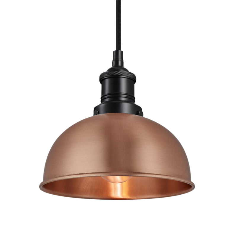 Brooklyn Dome Pendant Light - 8 Inch