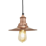 Brooklyn Flat Pendant Light - 8 Inch