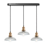 Brooklyn Glass Dome Wire Cluster Lights - 8 Inch