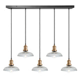 Brooklyn Glass Dome Wire Cluster Lights - 8 Inch