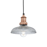 Brooklyn Glass Dome Pendant - 8 Inch
