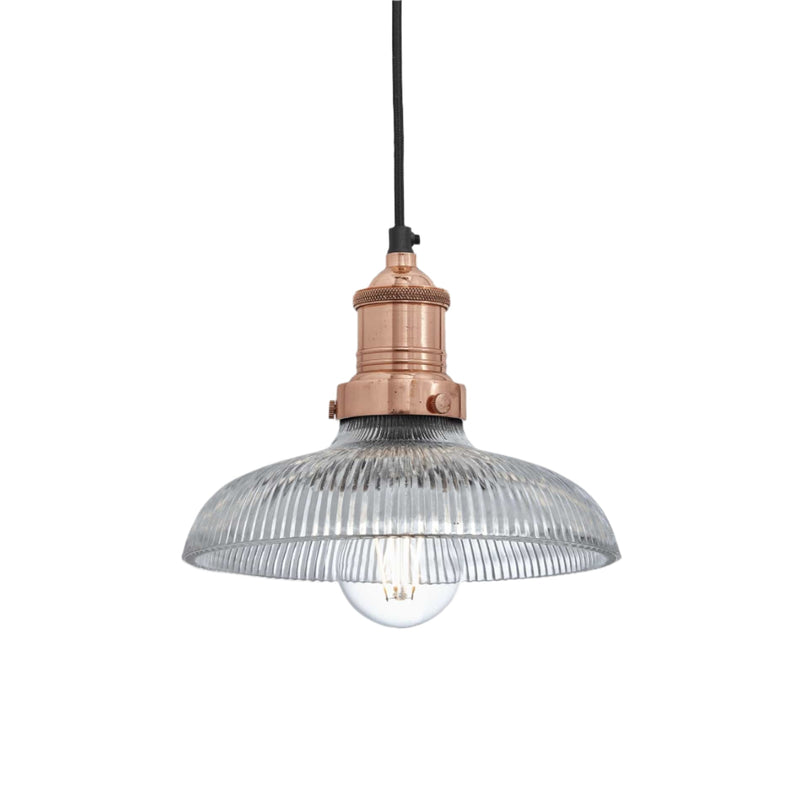 Brooklyn Glass Dome Pendant - 8 Inch