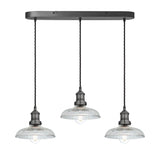 Brooklyn Glass Dome Wire Cluster Lights - 8 Inch