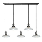 Brooklyn Glass Dome Wire Cluster Lights - 8 Inch