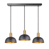 Sleek Dome 3 Wire Cluster Lights - 8 inch