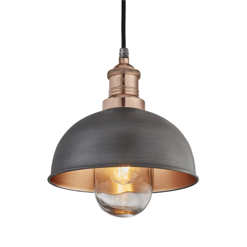 Brooklyn Outdoor & Bathroom Dome Pendant - 8 Inch