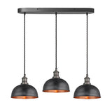 Brooklyn Dome 3 Wire Cluster Lights - 8 inch