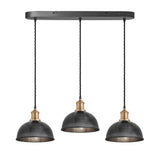 Brooklyn Dome 3 Wire Cluster Lights - 8 inch
