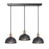 Brooklyn Dome 3 Wire Cluster Lights - 8 inch