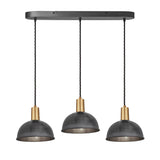 Sleek Dome 3 Wire Cluster Lights - 8 inch