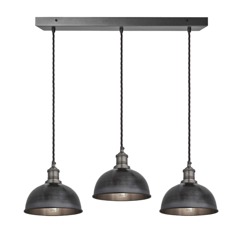 Brooklyn Dome 3 Wire Cluster Lights - 8 inch