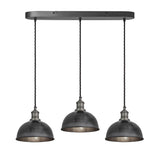 Brooklyn Dome 3 Wire Cluster Lights - 8 inch
