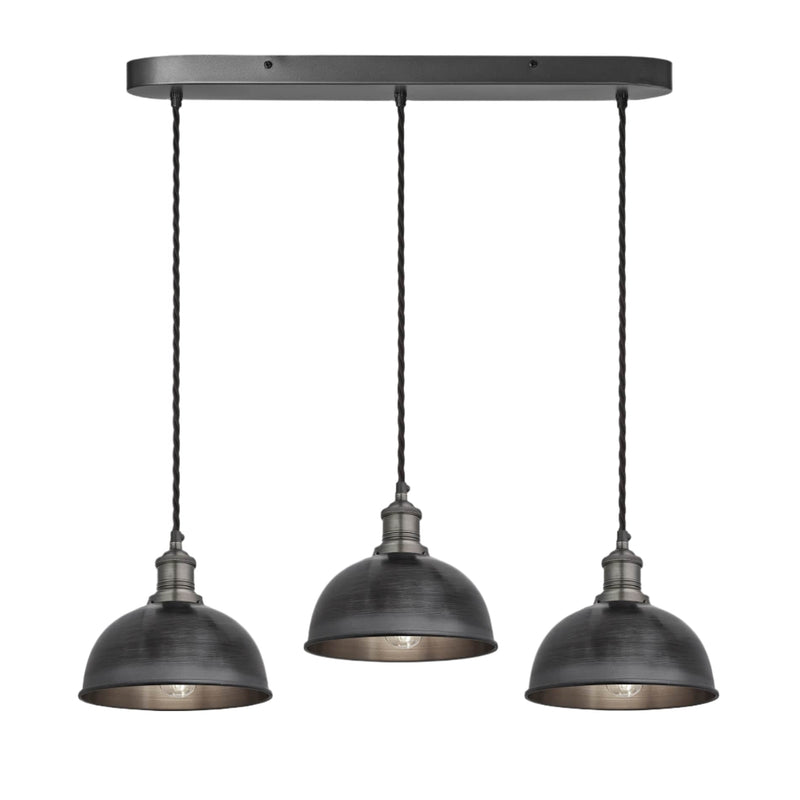 Brooklyn Dome 3 Wire Cluster Lights - 8 inch