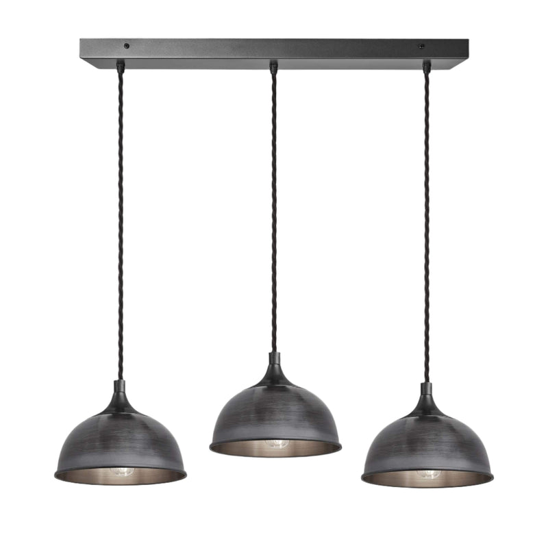 Chelsea Dome 3 Wire Cluster Lights - 8 inch