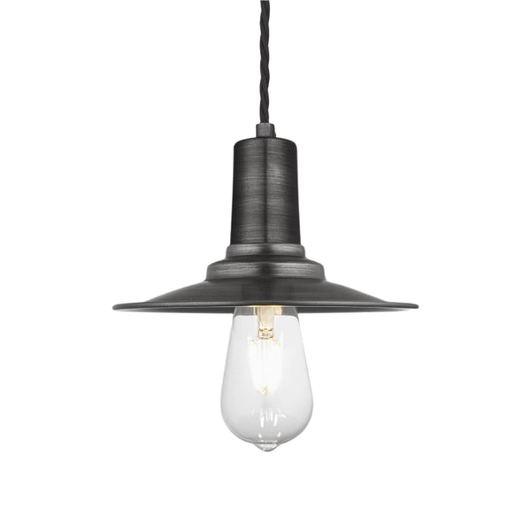 Sleek Flat Pendant - 8 Inch