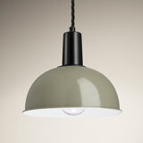 Sleek Dome Pendant Light - 8 Inch