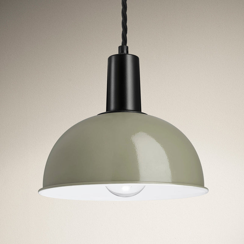 Sleek Dome Pendant Light - 8 Inch