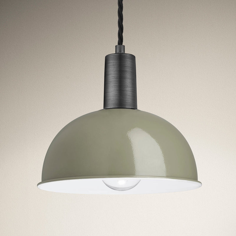 Sleek Dome Pendant Light - 8 Inch