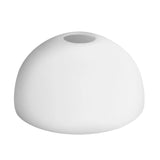 Sleek Opal Glass Dome Wall Light - 8 Inch