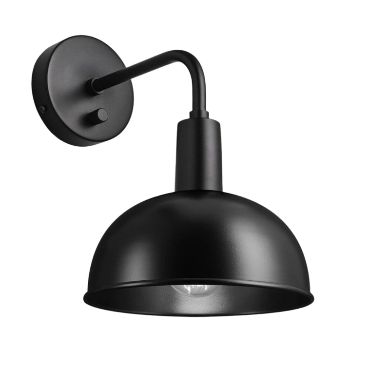 Sleek Dome Wall Light - 8 Inch
