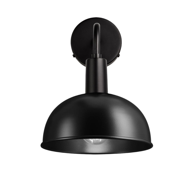 Sleek Dome Wall Light - 8 Inch