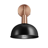 Sleek Dome Wall Light - 8 Inch