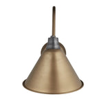 Swan Neck Cone Wall Light - 8 Inch