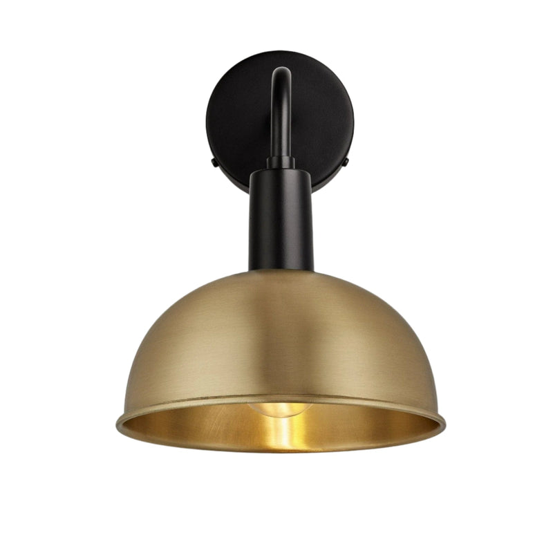 Sleek Dome Wall Light - 8 Inch