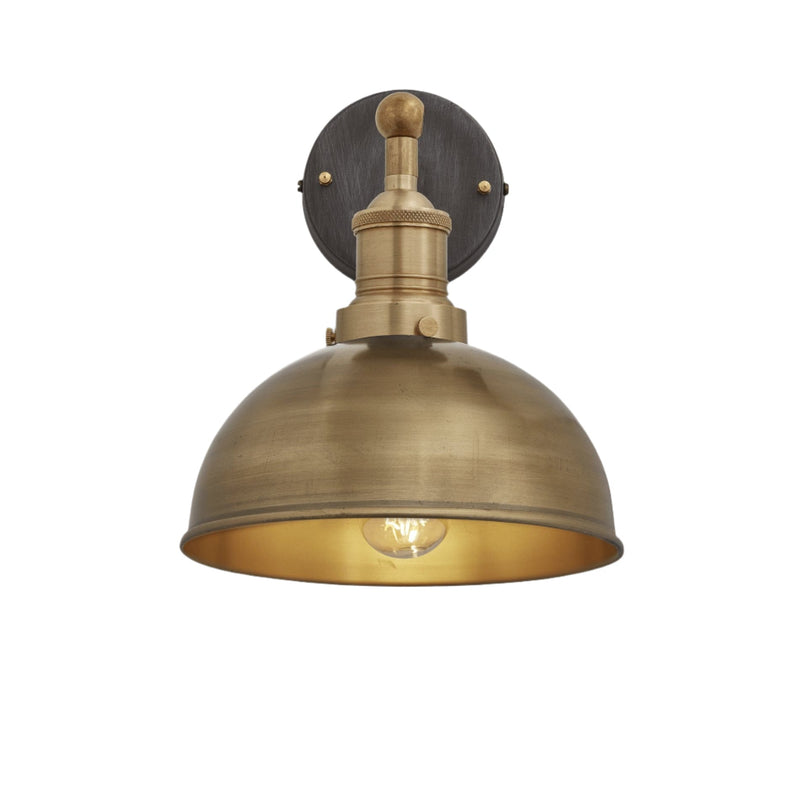 Brooklyn Dome Wall Light - 8 Inch