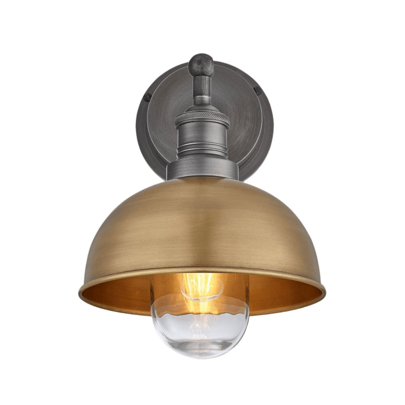 Brooklyn Outdoor & Bathroom Dome Wall Light - 8 Inch