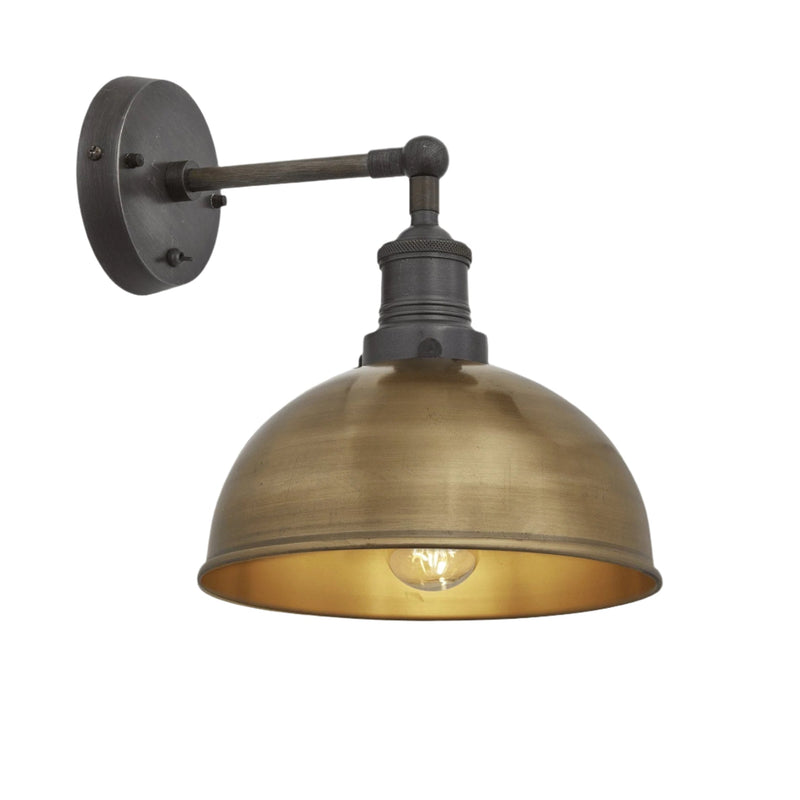 Brooklyn Dome Wall Light - 8 Inch