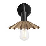 Sleek Umbrella Wall Light - 8 Inch