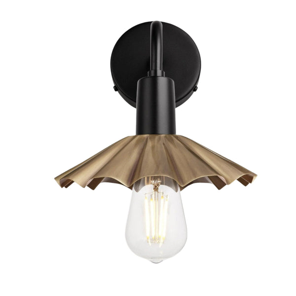 Sleek Umbrella Wall Light - 8 Inch