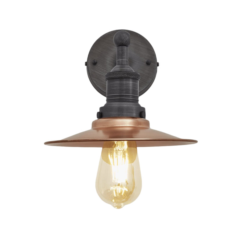 Brooklyn Flat Wall Light - 8 Inch