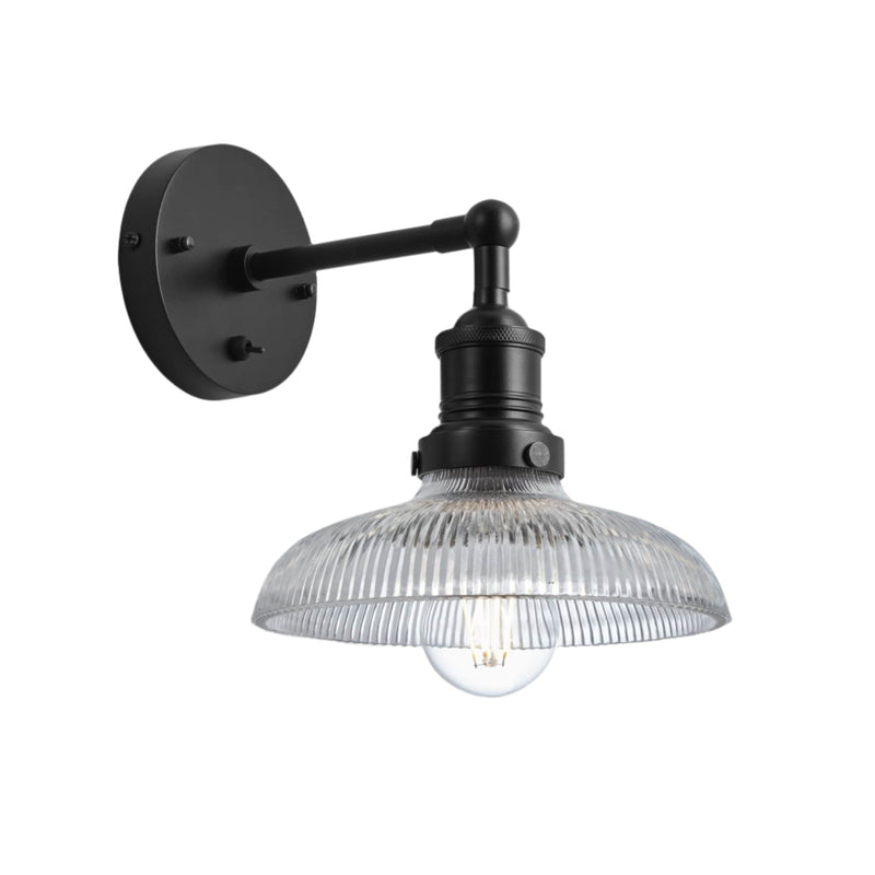 Brooklyn Glass Dome Wall Light - 8 Inch