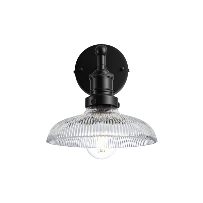 Brooklyn Glass Dome Wall Light - 8 Inch