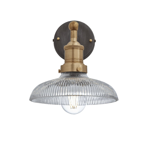 Brooklyn Glass Dome Wall Light - 8 Inch