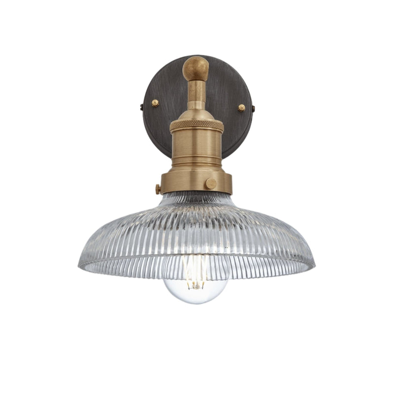 Brooklyn Glass Dome Wall Light - 8 Inch