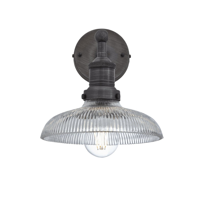 Brooklyn Glass Dome Wall Light - 8 Inch