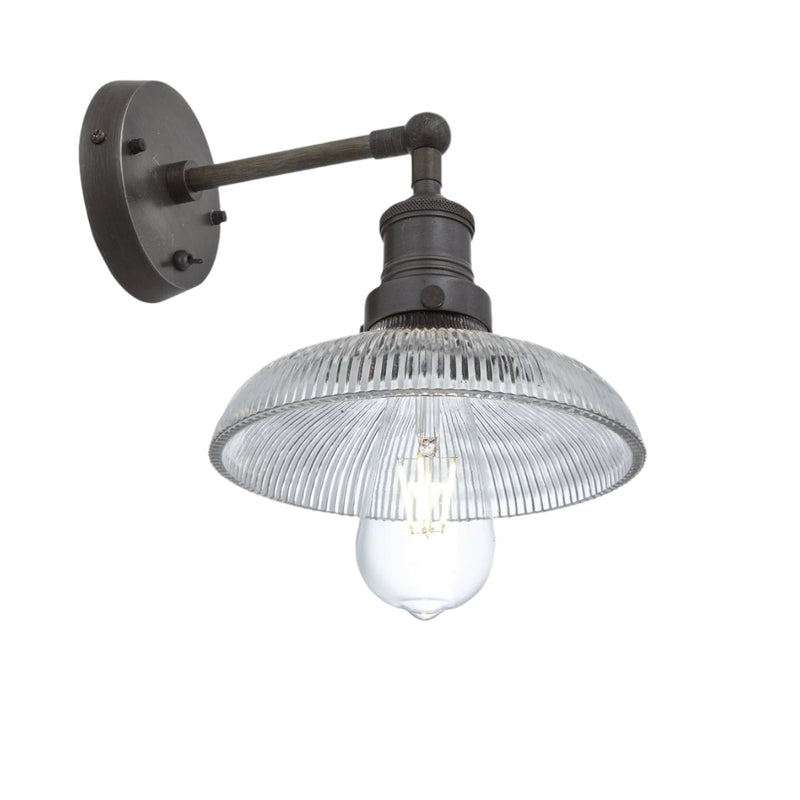 Brooklyn Glass Dome Wall Light - 8 Inch