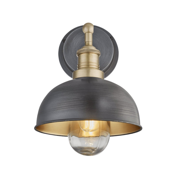 Brooklyn Outdoor & Bathroom Dome Wall Light - 8 Inch