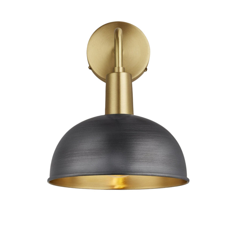 Sleek Dome Wall Light - 8 Inch
