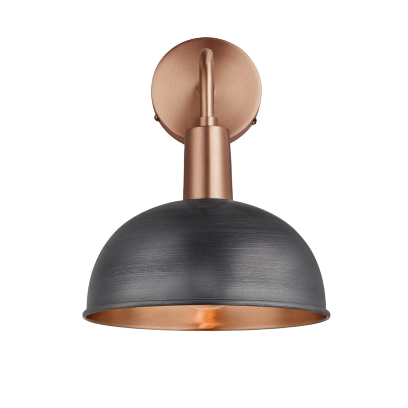 Sleek Dome Wall Light - 8 Inch